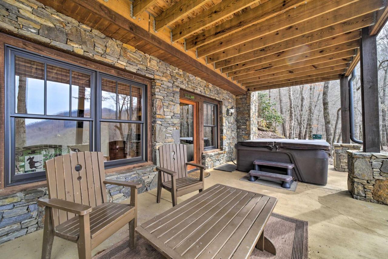 Luxury Cabin Rental In Franklin With Private Hot Tub 외부 사진