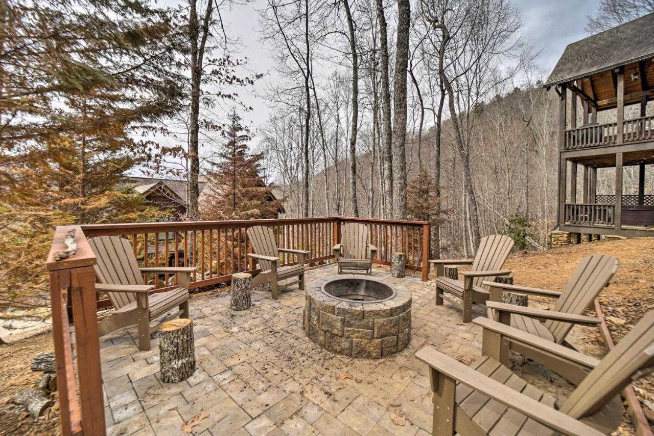 Luxury Cabin Rental In Franklin With Private Hot Tub 외부 사진