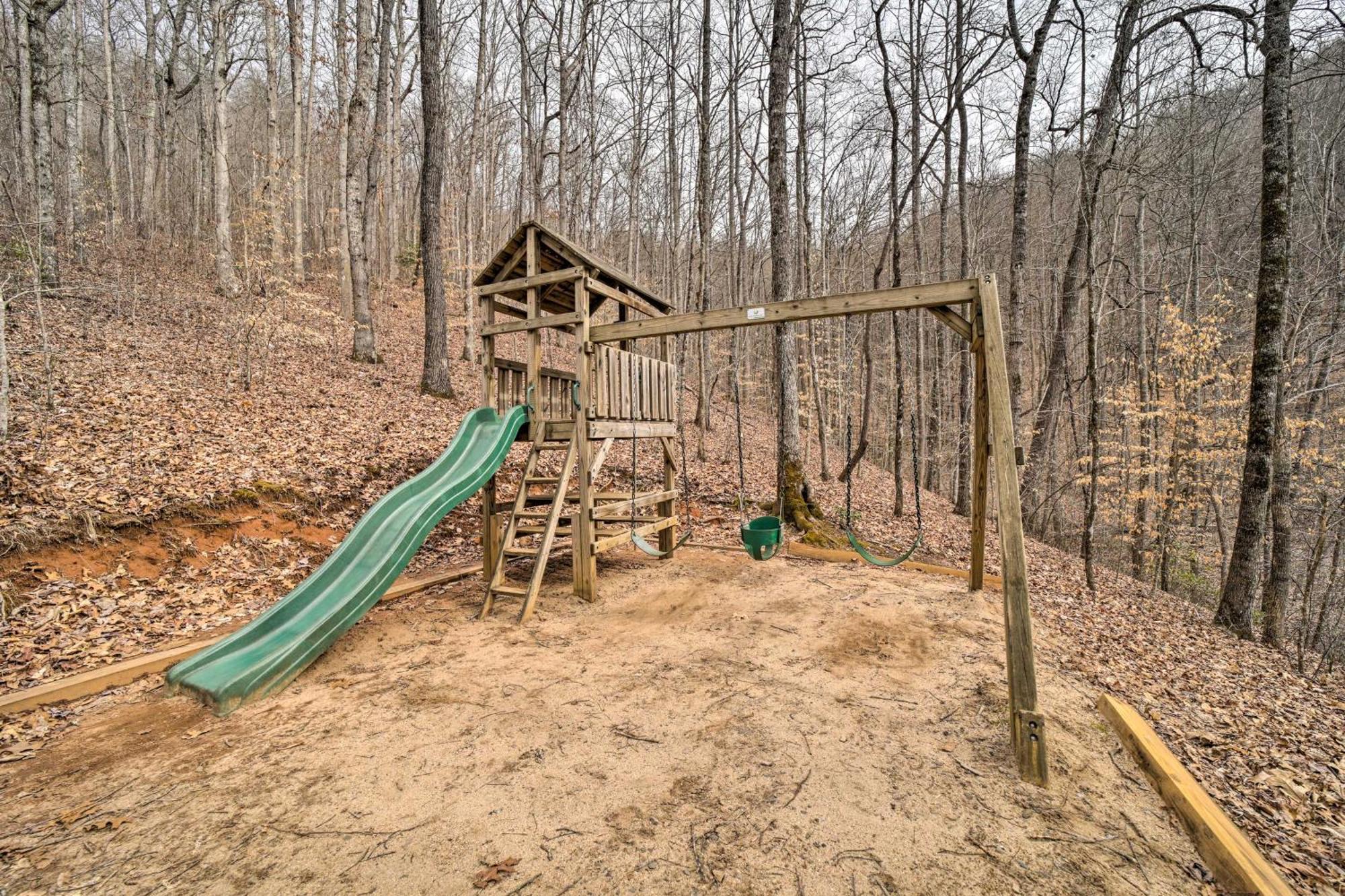 Luxury Cabin Rental In Franklin With Private Hot Tub 외부 사진